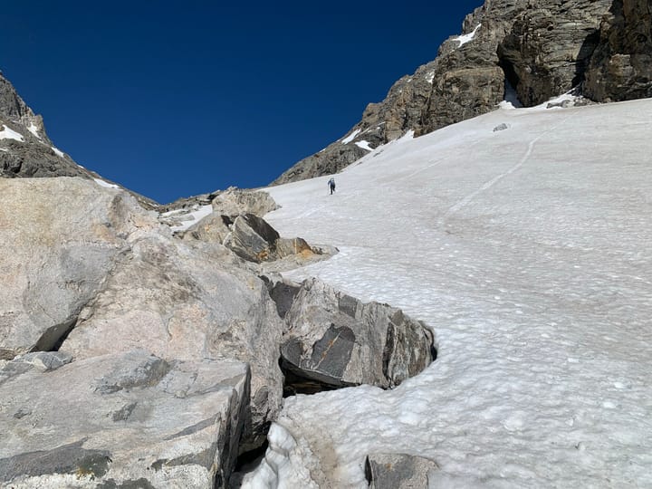 Middle Teton Spring Attempt