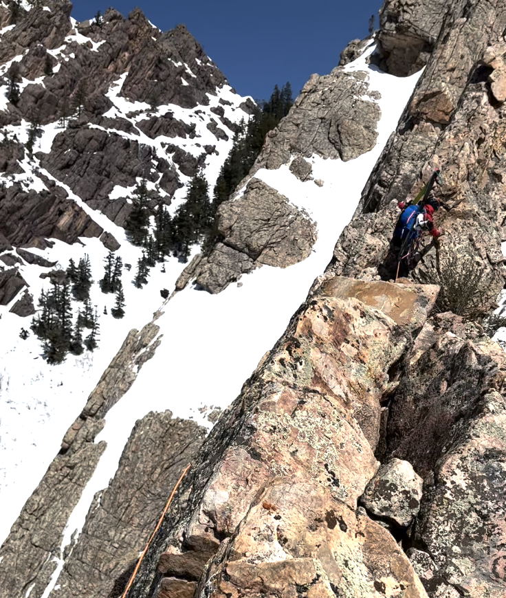 Geurt's Ridge to Memorial Couloir on Mt. Olympus