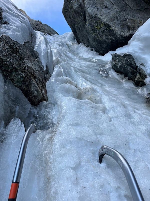 mountains and snow