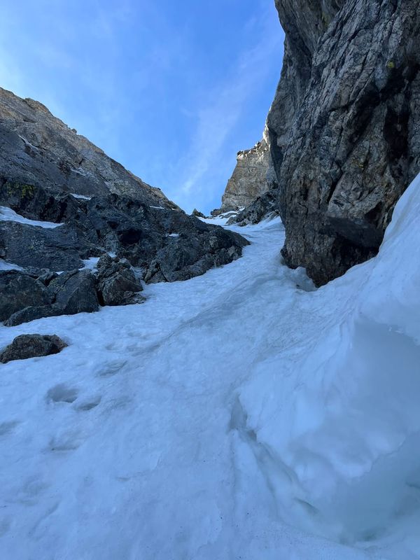 mountains and snow