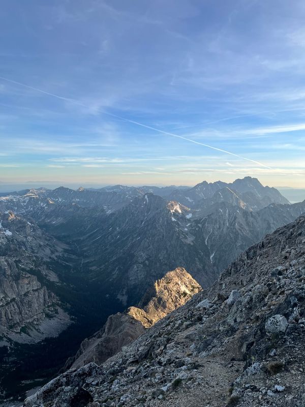 mountains and snow